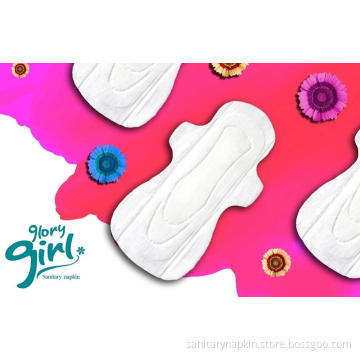 Female sanitary towel for sensitive skin